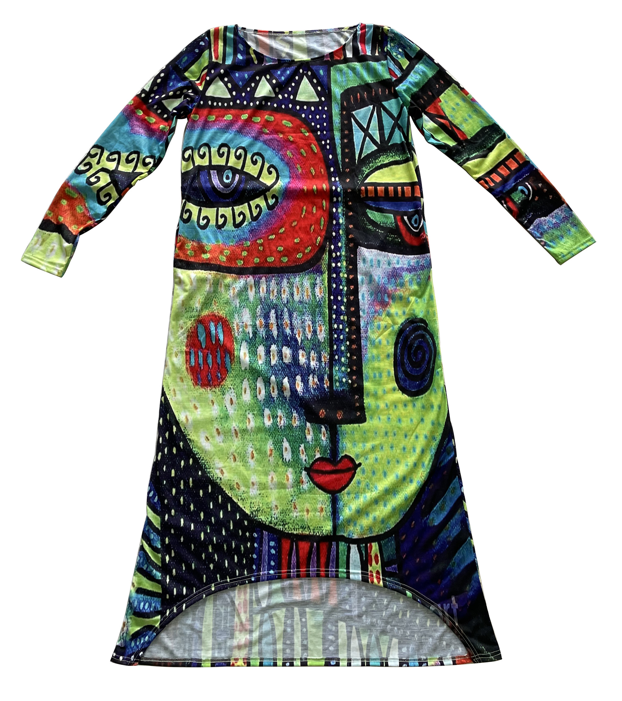 Vestido Largo con rostro - Galerías el Triunfo - 291001736087