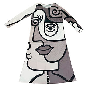 Vestido diseño rostro - Galerías el Triunfo - 291001736136