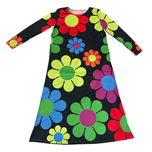 Vestido diseño con flores - Galerías el Triunfo - 291001736140