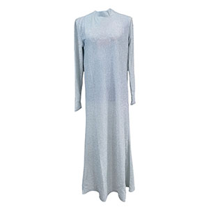 Vestido plateado brillante talla - Galerías el Triunfo - 291001736182