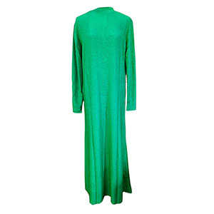 Vestido verde online brillante