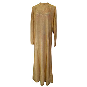 Vestido dorado brillante talla - Galerías el Triunfo - 291001736191
