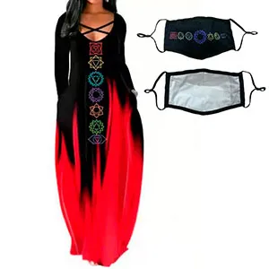 Vestido negro con rojo - Galerías el Triunfo - 291001736209