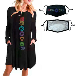 Vestido negro con diseño - Galerías el Triunfo - 291001736213