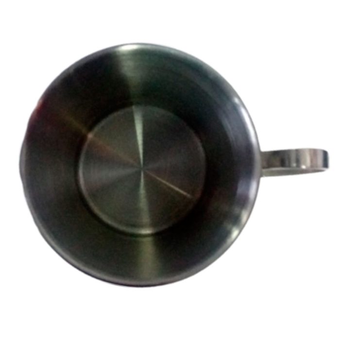 Taza de acero plateada - Image 3