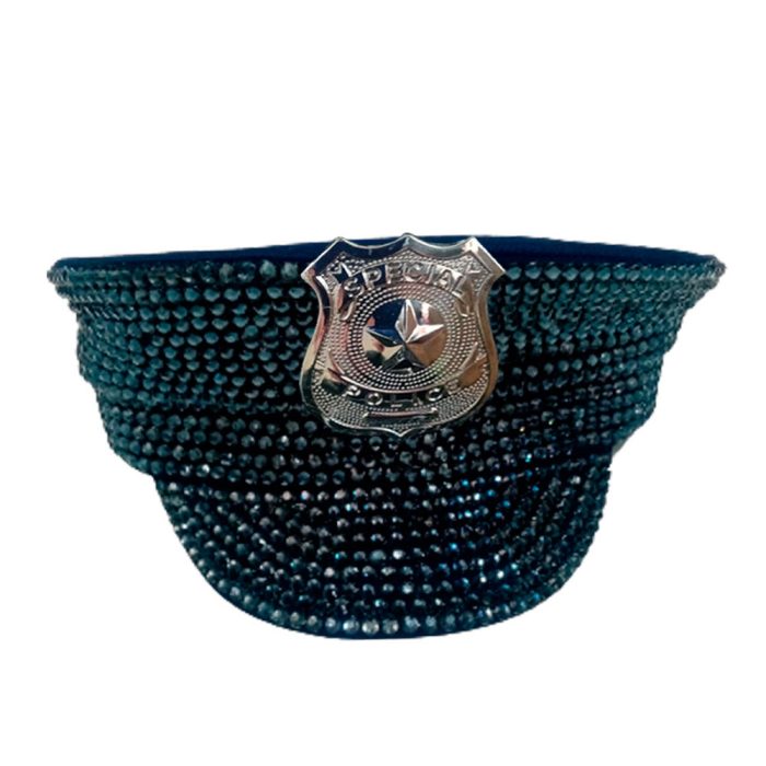 Sombrero de policia azul - Image 2