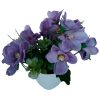 Maceta con flores lilas - Image 2