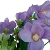 Maceta con flores lilas - Image 3
