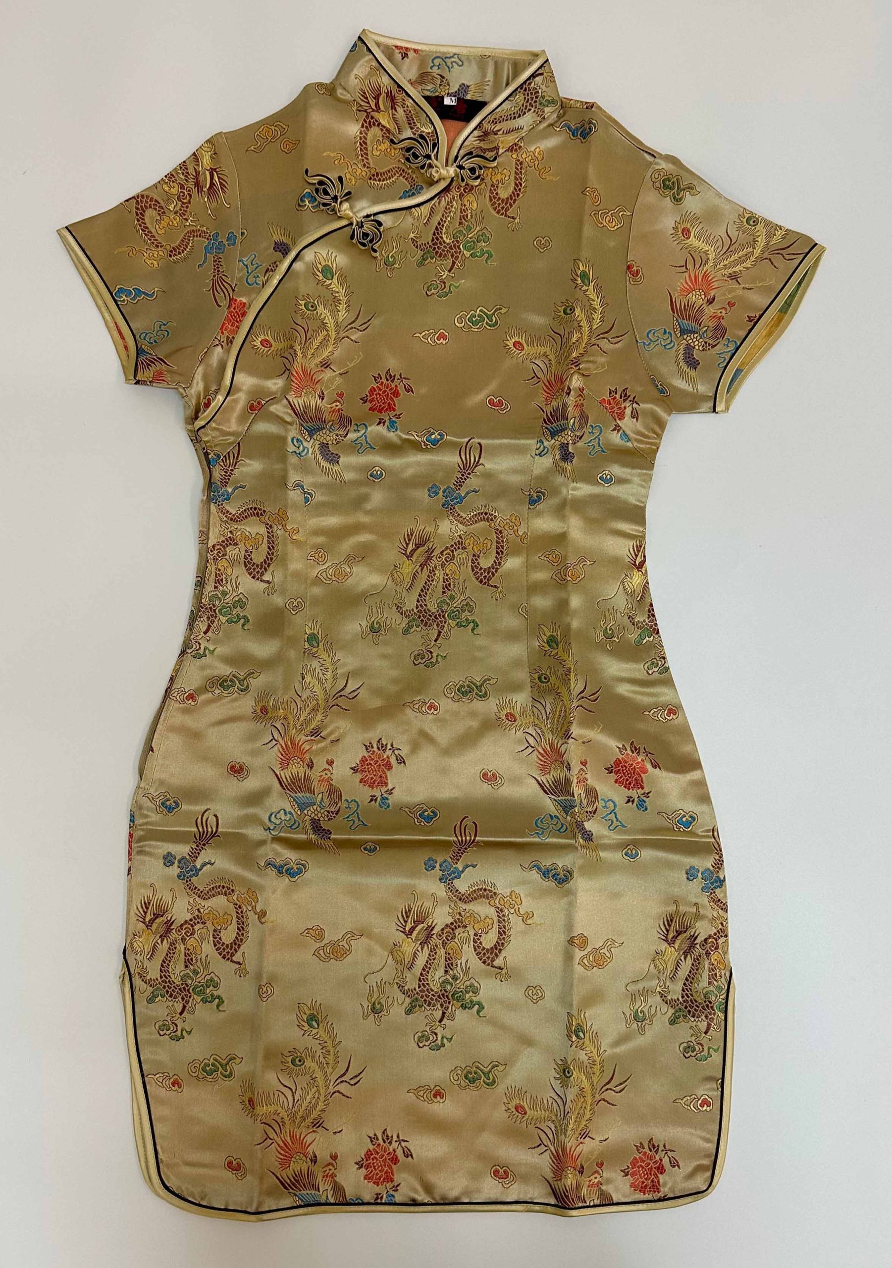 Vestido diseño oriental beige - Galerías el Triunfo - 291001736657