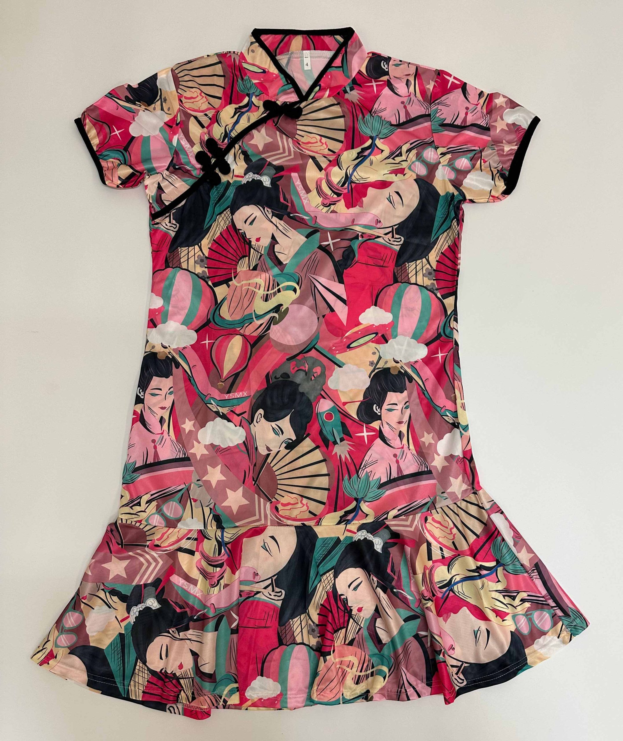 Vestido diseño oriental - Galerías el Triunfo - 291001736662