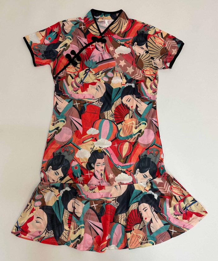 Vestido diseño oriental - Galerías el Triunfo - 291001736666