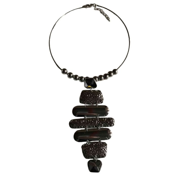Collar de metal redondo - Galerías el Triunfo - 291001736700