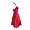 Vestido rojo con moño - Image 2