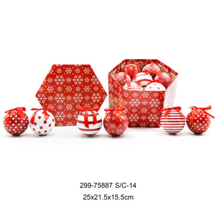 Caja con 14 esferas - Galerías el Triunfo - 044071821632
