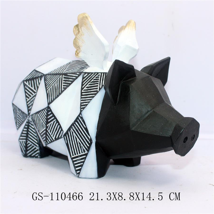 Jabalí negro con blanco - Galerías el Triunfo - 044071821638