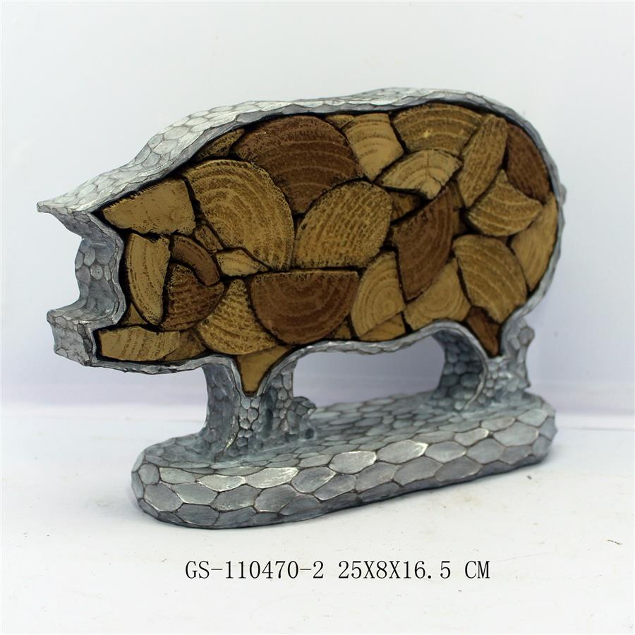 Cerdo de poliresina - Galerías el Triunfo - 044071821640