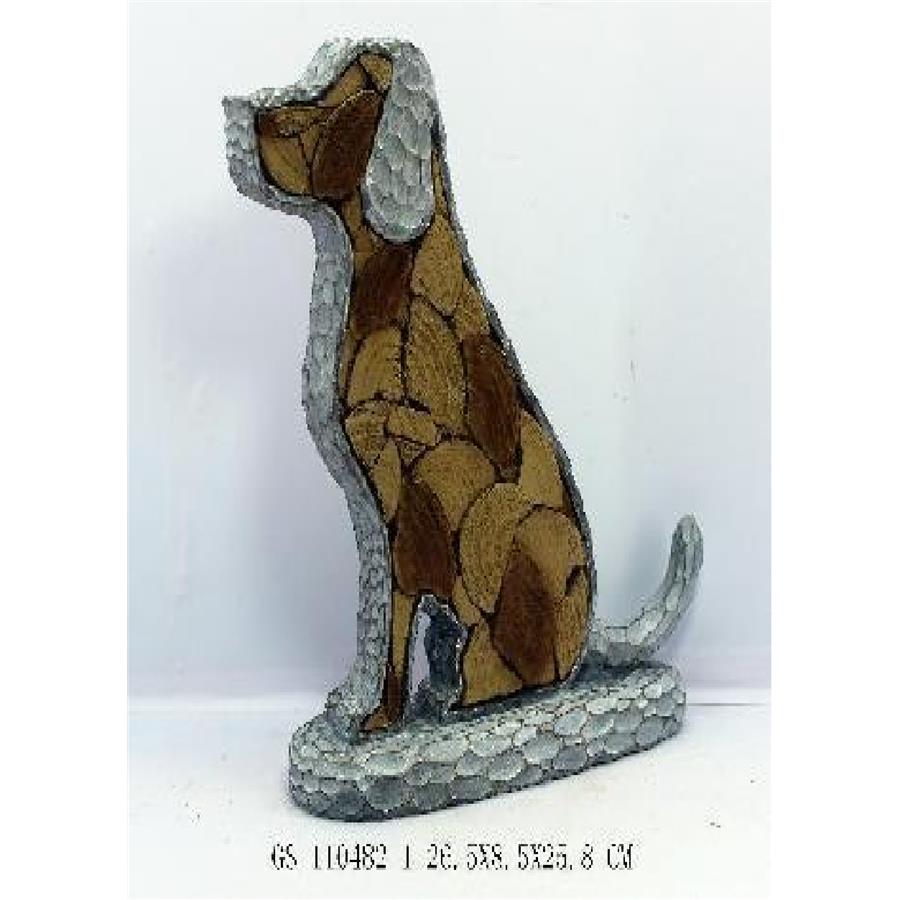 Perro de poliresina - Galerías el Triunfo - 044071821641