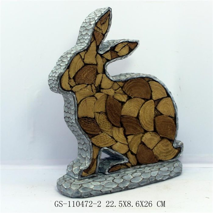 Conejo de poliresina - Galerías el Triunfo - 044071821643
