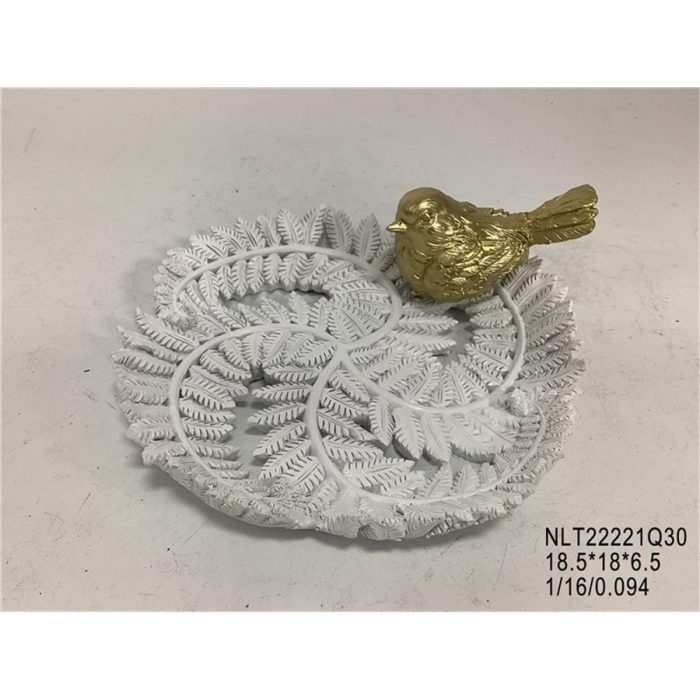 Bebedero de pájaros blanco - Galerías el Triunfo - 044071821664