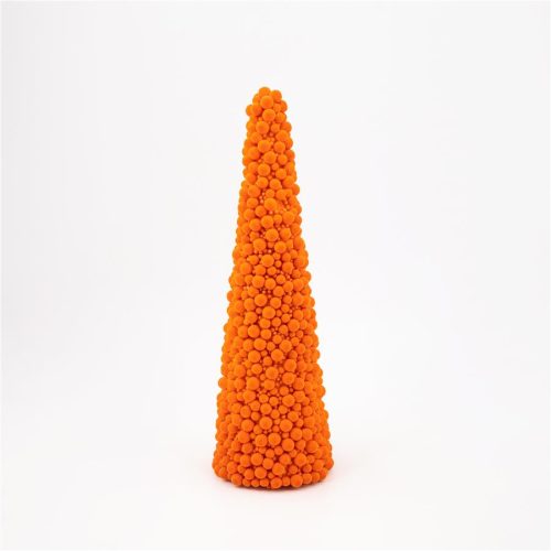 Cono con pompones naranja - Galerías el Triunfo - 100307378507