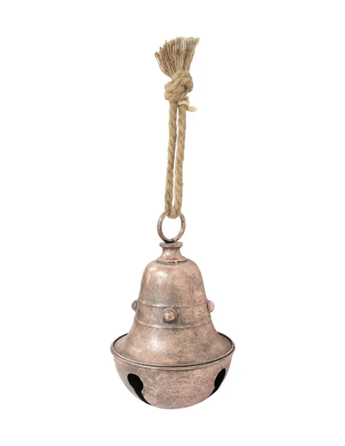 Campana Cobre Vintage con Cascabel - Image 2