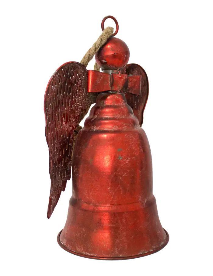 Campana Navideña Diseño Ángel Rojo - Image 2