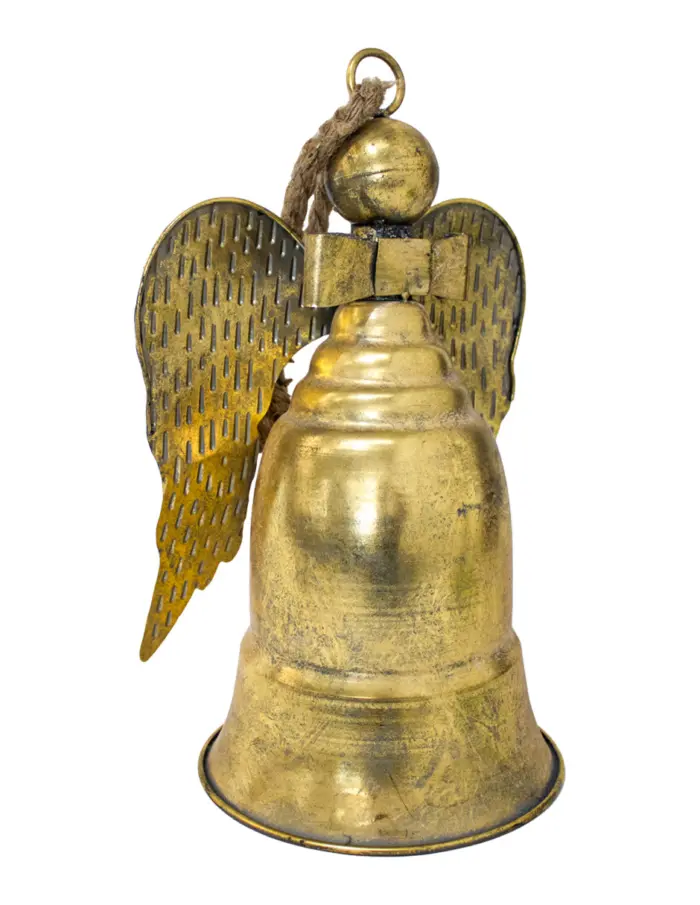 Campana Navideña Diseño Ángel Dorado - Image 2