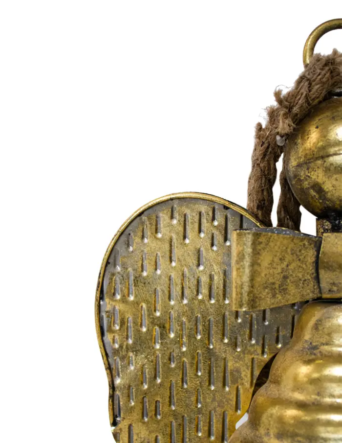 Campana Navideña Diseño Ángel Dorado - Image 3
