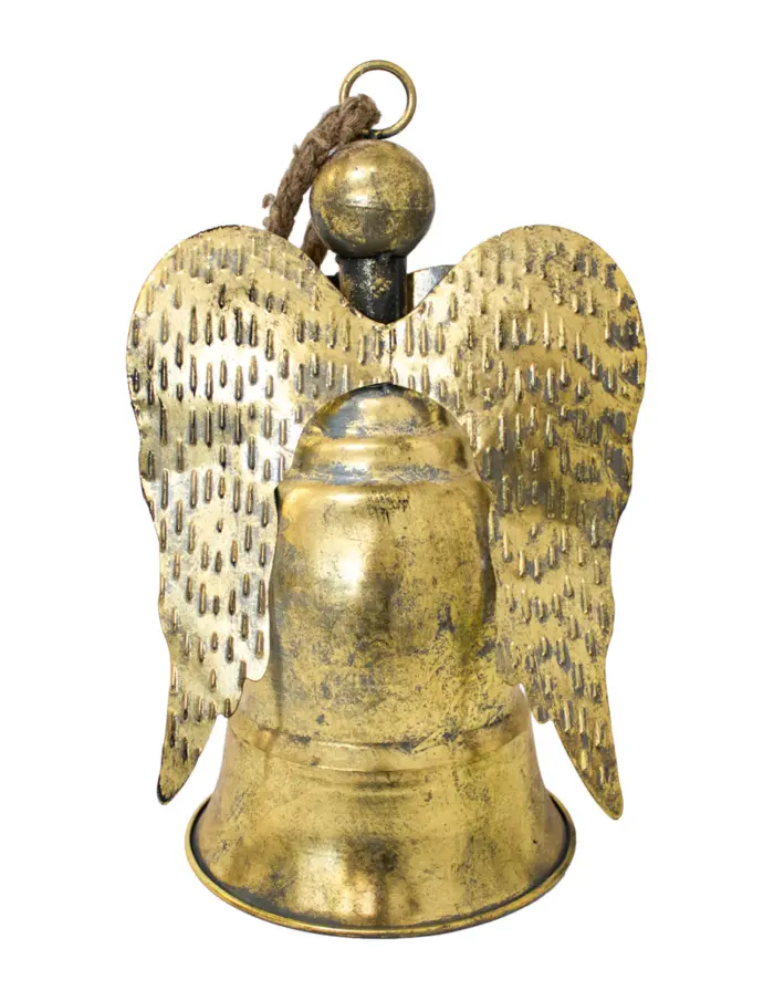 Campana Navideña Diseño Ángel Dorado - Image 4