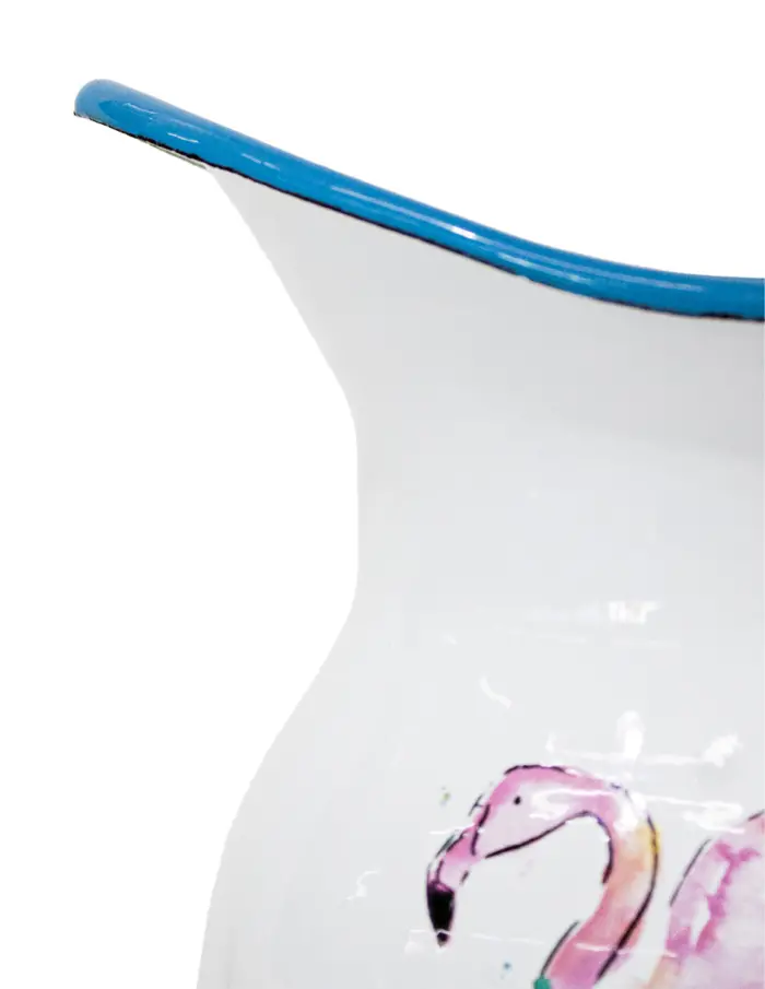 Jarra de Peltre Flamingo - Image 3