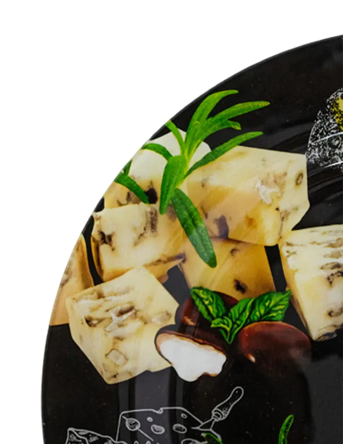 Plato de vidrio redondo - Image 3