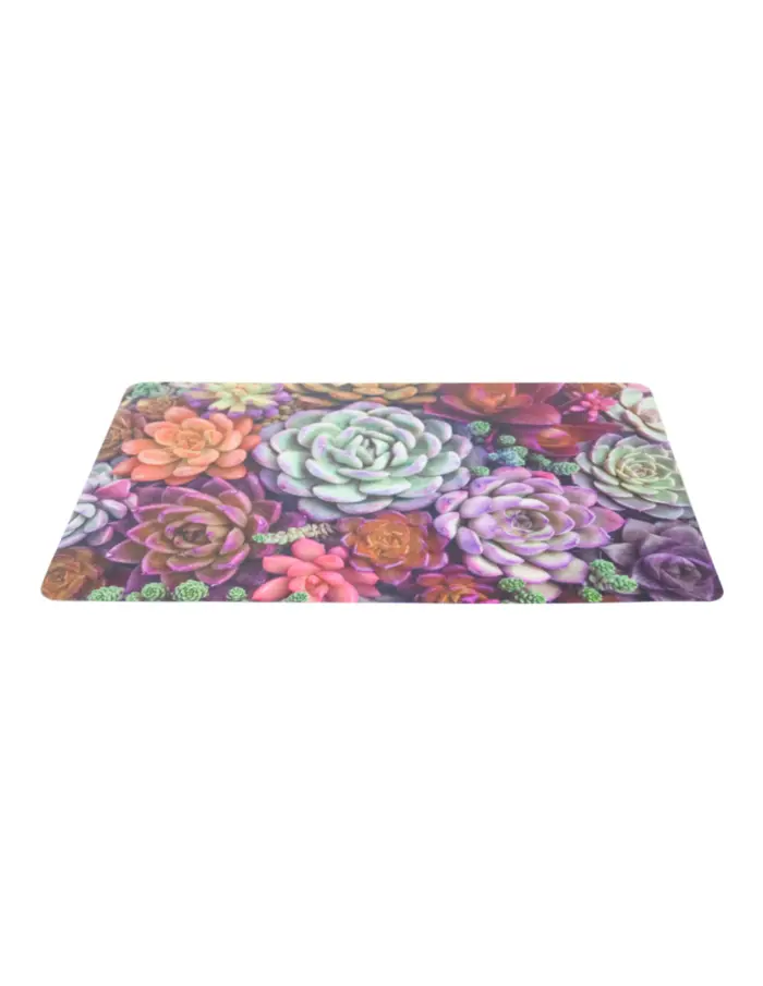 Mantel individual diseño flores de 43.5x28.5cm - Image 2