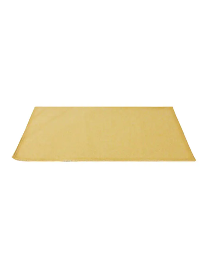Mantel individual de tela rectangular café claro de 43.5x28.5cm - Image 2