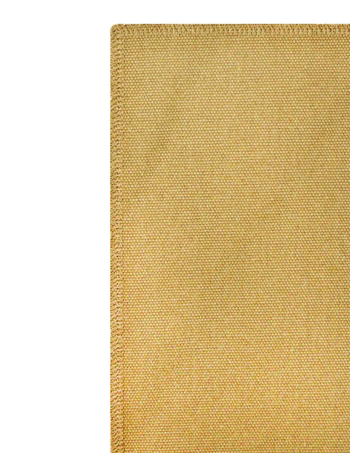 Mantel individual de tela rectangular café claro de 43.5x28.5cm - Image 3