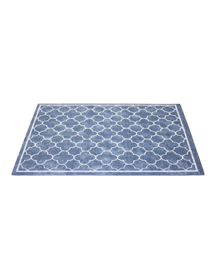 Mantel individual rectangular diseño trebol azul de 43x30cm - Image 2