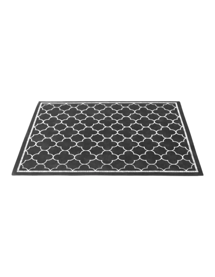 Mantel individual rectangular diseño trebol negro de 43x30cm - Image 2