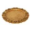 Plato de presentación dorado patinado diseño grecas de 36cm - Image 2