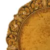 Plato de presentación dorado patinado diseño grecas de 36cm - Image 3