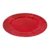Plato de presentación rojo diseño muerdago de 33cm - Image 2