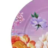 Plato de presentación rosa con flores blancas de 33cm - Image 3