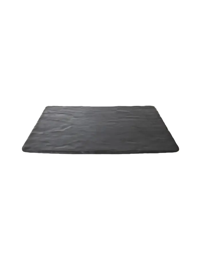 Plato de melamina rectangular negro de 32x52x1.3cm - Image 2
