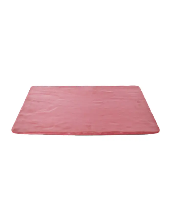 Plato de melamina rectangular rojo de 32x52x1.3cm - Image 2