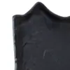 Plato de melamina diseño hoja negro de 18x27.5x5cm - Image 3
