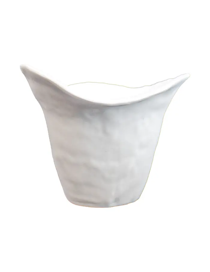 Tazon de melamina blanco de 22x19.5x15.5cm - Image 2