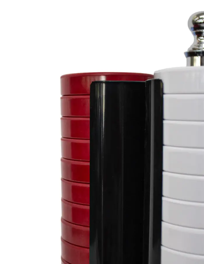 Dispensador rotativo con 90 salseras de melamina de varios colores de 30x1x46cm - Image 4