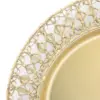 Plato de metal tejido dorado de 1.5x36cm - Image 3