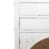 Armario de madera con 4 cajones y puertas diseño vintage de 70x40x135cm - Image 4