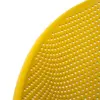 Silla de plástico amarillo con respaldo diseño huevo de 59x59x83cm - Image 3