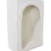 Caja de madera mdf blanco de 28x15x40cm - Image 2