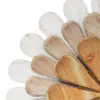 Flor de madera con metal para pared de 51x5x51cm  - Image 3